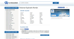 Desktop Screenshot of ce-inseamna.ro